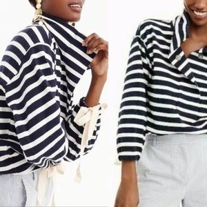 JCrew: striped pullover jacket top